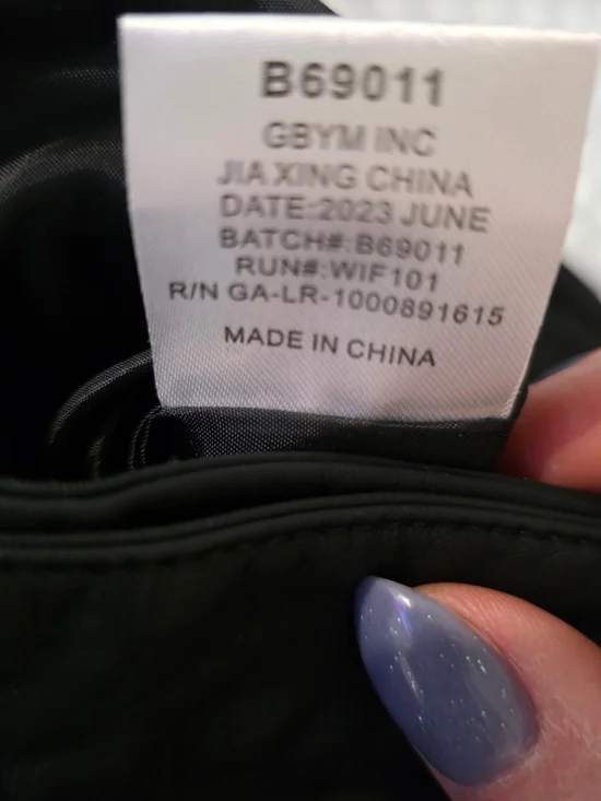 Hannah Banana Black Faux Leather Kids Moto Jacket with Colorful Pop Graphics - Picture 4 of 4